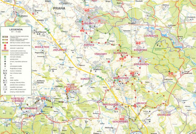 map of the microregion
