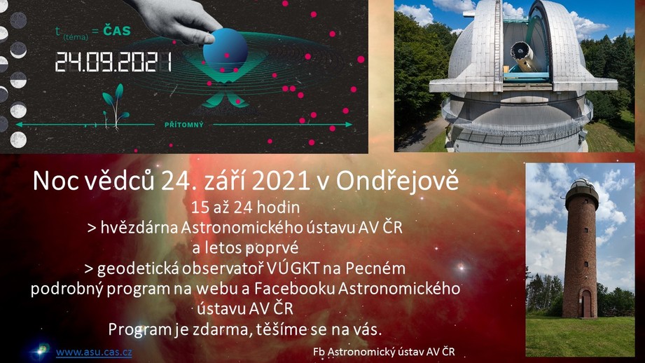 Noc vědců 2021 Ondřejov